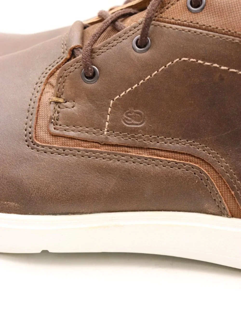 Red Wing Cross Lite Men's Size 13 D Brown Leather Safety Toe Chukka Boots